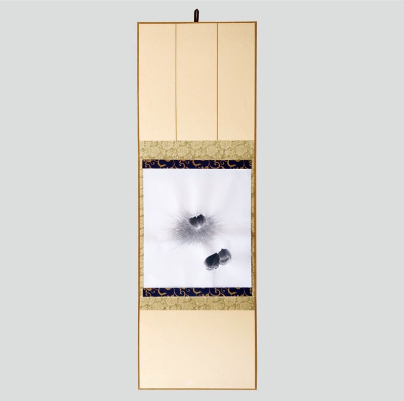 色紙掛軸 Amazon.co.jp: 四季絵色紙4枚セット-四季花鳥（新絹本）SIK-029