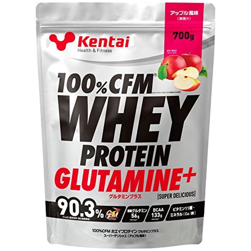 Kentai ケンタイ 100%CFMホエイプロテイン グルタミン+ アップル風味 700g プロテイン ホエイプロテイン｜美容コスメ雑貨 CONNECT