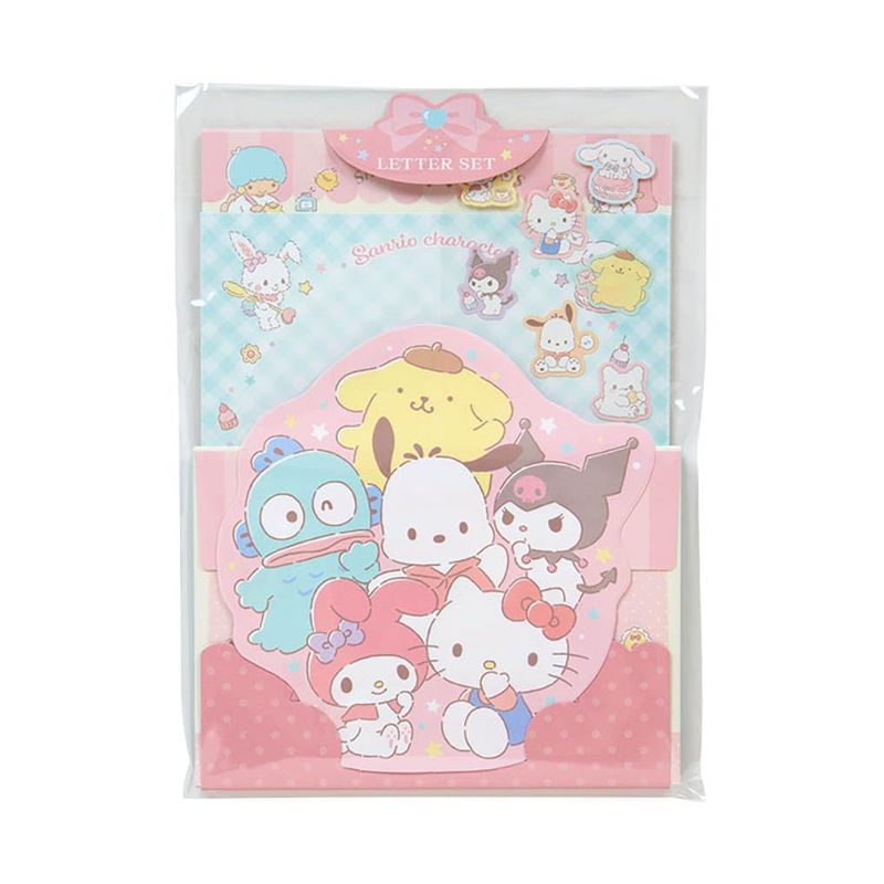 楽天市場】サンリオキャラクターズ キャラクター形レターセット