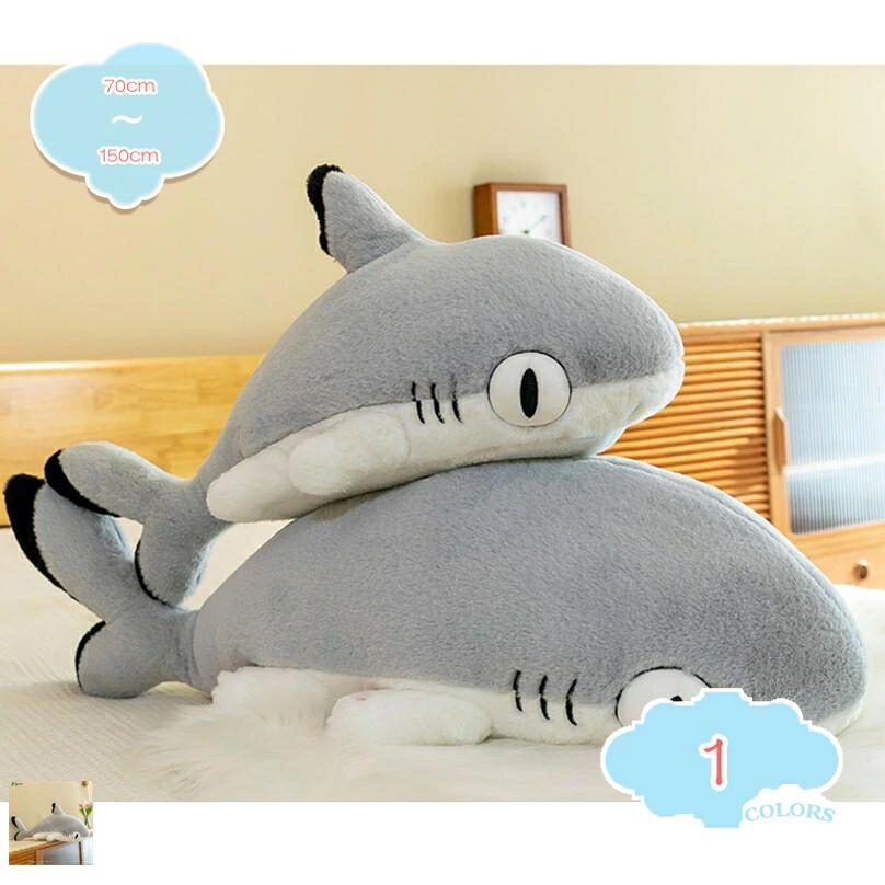 【百貨店SALE】鮫のぬいぐるみ 渡津海毛の荒物 ふわふわ 鮫 海 お生まれ落ちる日差し上げ物 馬鹿でかい 手当たり 毛の荒物 抱き枕 しっぺい返し 差し上げ物 店飾りつけ 手あそび 室内装飾 馬鹿でかい 癒される抱き枕 実際的 全長70糎 shopcp