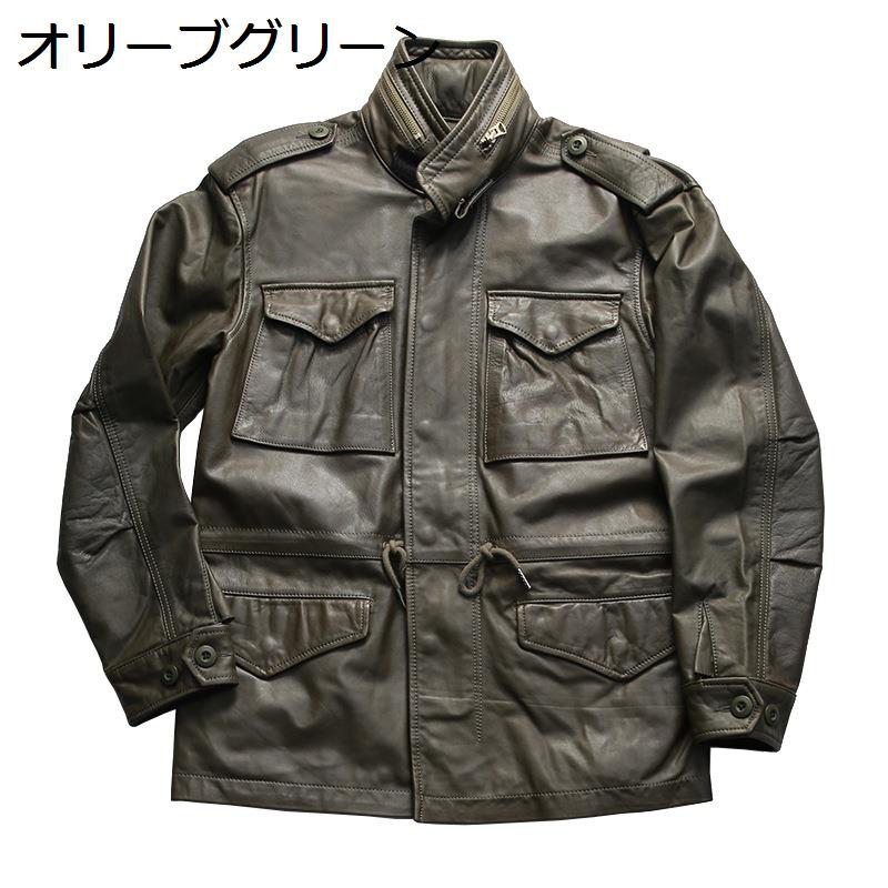メンズ レザージャケット 本革 ライダースジャケット 立ち襟 マルチポケット カジュアル 防風 保温性 牛革 コート ブルゾン 秋服 ジップアップ アウトドア 通勤 作業