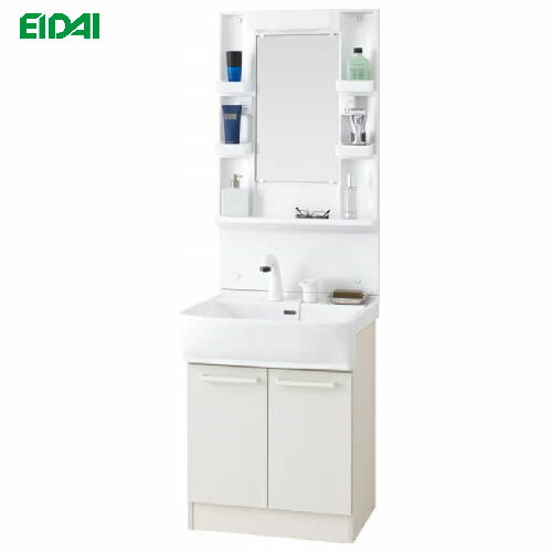 楽天市場 納期約2週間前後 永大産業 洗面化粧台 Ltプレーン 一般地 W600 Ek Lsbb 60ewn1b Ek Lsbm 6ssh 両開き 一面鏡 蛍光灯 曇り止めあり メーカー直送 道幅4m未満配送不可 コンパネ屋