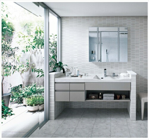 楽天市場 パナソニック 洗面化粧台 ラシス Ls 15sa オープンタイプ Wall To Wall 幅1500mm E キッチンマテリアル