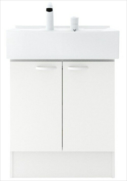 楽天市場 納期約2週間 メーカー直送 ハウステック 洗面化粧台 Qvシリーズ Qv3 600n 洗面台 幅600mm 開き扉 下台のみ ミラー 水栓別売 E キッチンマテリアル