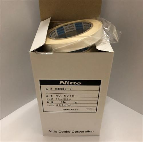 【最大3万円クーポン配布中★17日09:59まで】テープ ニットー両面テープ ５０１Ｋ １５ｍｍ×２０ｍ [No501K15-84] 84個入り 日東電工 NITTO DENKO