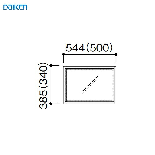 【最大3万円クーポン配布中★17日09:59まで】ルームウインドウ FIXタイプ 固定枠113 1段1列 544幅 大建 DAIKEN [FIXKT11311544] W544×H385mm 受注生産品 法人様限定 メーカー直送