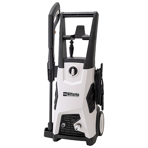 【LINEクーポン配布中】高圧洗浄機 Vittorio ヴィットリオ ソフト高圧ホース [Z3-755-20N] モノトーン調 タイヤ付 洗剤タンク付 自吸機能付 自吸用ホース別売 洗車 蔵王産業