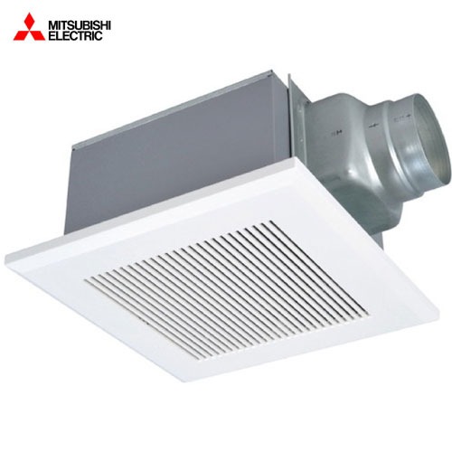 【LINEクーポン配布中】ダクト用換気扇 天井埋込形換気扇 低騒音形 三菱電機 MITSUBISHI [VD-15ZLX14-CS] 24時間換気機能付 風圧式シャッター 接続パイプΦ100mm 単相100V