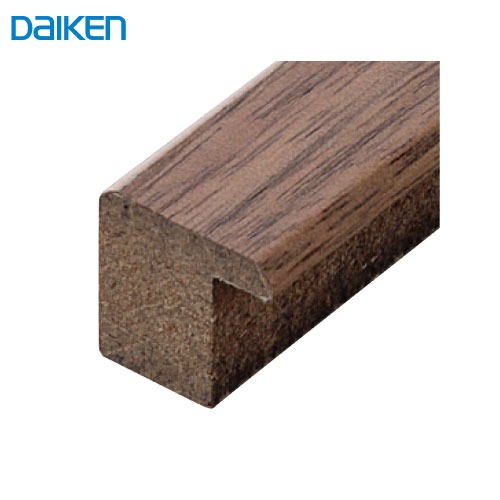 【LINEクーポン配布中】ここち和座 敷き込みタイプ用専用施工部材 壁見切 4本入 大建 DAIKEN [YQ6140-2] 突板仕様 ウォールナット 15mm厚さ 15×4000mm メーカー直送