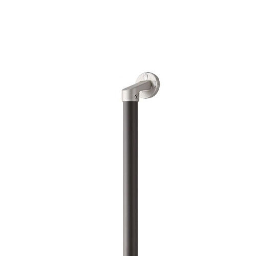 【最大3万円クーポン配布中★17日09:59まで】屋外用手すり BAUHAUS フリーRレール I型ハンド Φ34×600mm マツ六 [BJ-63PC] チョコレート＋ステンカラー色 4トン配送 車上渡し 法人様事務所入れ限定 メーカー直送