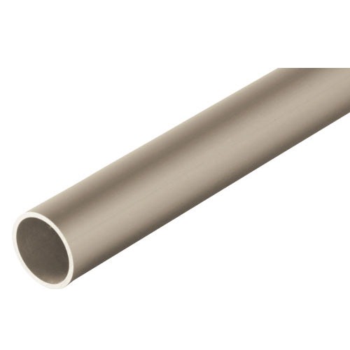 【LINEクーポン配布中】屋外用手すり ストレートEZレール 38アルミ支柱 2.3m マツ六 [EZ-03US] Φ38×2300mm アンバーステン シンプル4トン配送 車上渡し 法人様事務所入れ限定 メーカー直送