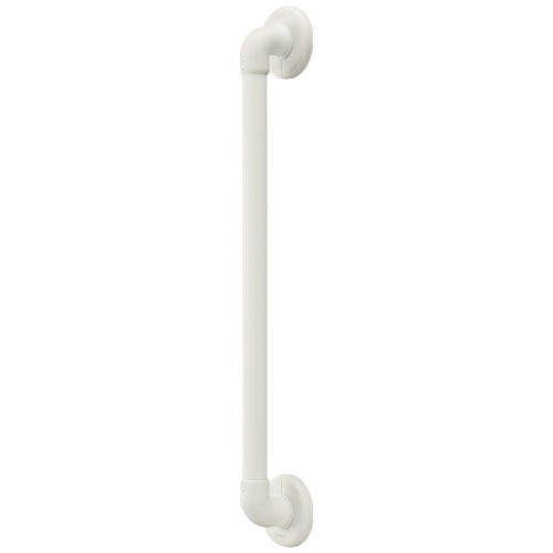 【LINEクーポン配布中】水まわり用手すり BAUHAUS 32ソフトアクアレール I型ハンド Φ32×500mm マツ六 [SAQ-I-500W] ホワイト 浴室 4トン配送 車上渡し 法人様事務所入れ限定 メーカー直送