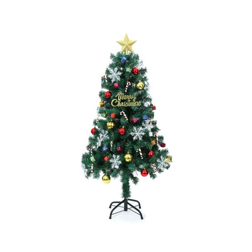 【最大3万円クーポン配布中★10日01:59まで】クリスマスツリー120cm オーナメント付キ 季節商品 [4521718117904] アーテック