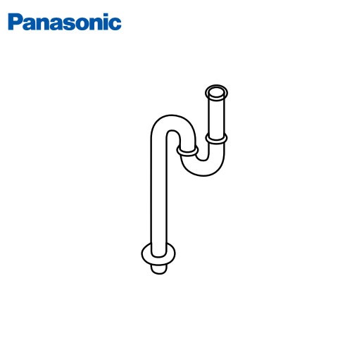 【LINEクーポン配布中】トイレカウンターTS 金属製直管Sトラップ 床排水用 パナソニック Panasonic [GHC910S] 排水トラップ アラウーノ手洗い