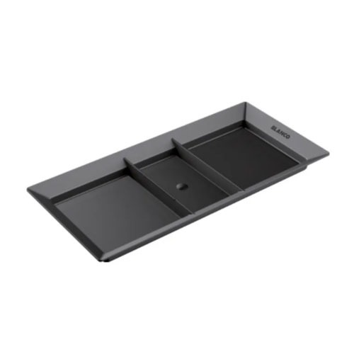 【LINEクーポン配布中】キッチン用 ダストボックス LID for 15L BIN [BLANCO-229338] 15Lボックス用のフタ 上部はツマミ兼小物トレイ BLANCO メーカー直送