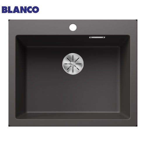 【最大3万円クーポン配布中★19日20:00~26日01:59まで】キッチンシンク PLEON 6 rock grey ロックグレー [BLANCO-521679] W545&times;D400&times;H220mm(内寸) オーバー／アンダーマウント専用 BLANCO メーカー直送｜水まわり住設専門店＠コンパネ屋