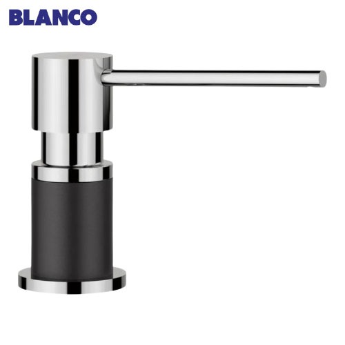 【最大3万円クーポン配布中★17日09:59まで】キッチン金具 ビルトインソープディスペンサー LATO black ブラック [BLANCO-526177] 洗剤詰め替え式 取付穴Φ35 BLANCO メーカー直送
