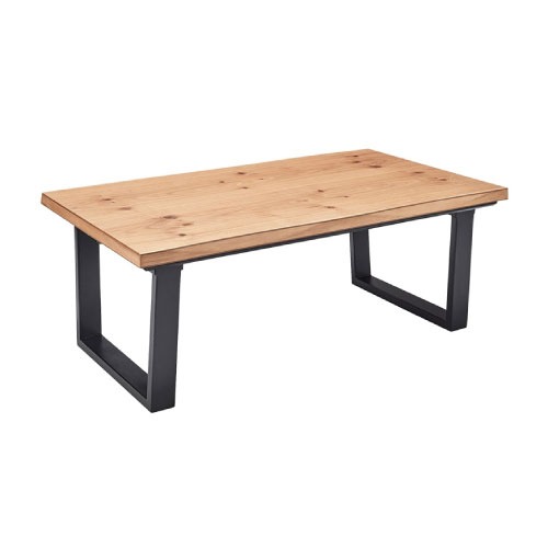 【最大3万円クーポン配布中★10日01:59まで】こたつテーブル リビングコタツ 105×60cm 長方形 [ZEK-1051E(NA)] 天然木突板仕様 ホワイトオーク(突板) 石英管510W ユアサプライムス