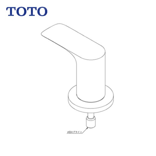 【最大3万円クーポン配布中★17日09:59まで】水栓用パーツ ハンドル部 湯用 TOTO [THA36-4A]