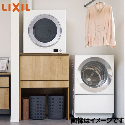 【最大3万円クーポン配布中★19日20:00~26日01:59まで】乾太くん専用ランドリーユニット ランドリープラス ドア回避仕様 リクシル LIXIL [KTB-777H-AG□] 間口765mm 引出1段 スライドカウンター付 メーカー直送｜水まわり住設専門店＠コンパネ屋
