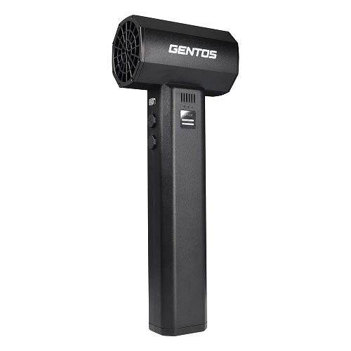 【欠品中 12月末頃入荷予定】充電式ハンディブロワー 疾風 はやて 大型タイプ ブラック [HYT-EX] USB Type-C充電 超強力な噴射力 最大風速68m/s 洗車 落ち葉掃除 GENTOS｜水まわり住設専門店＠コンパネ屋