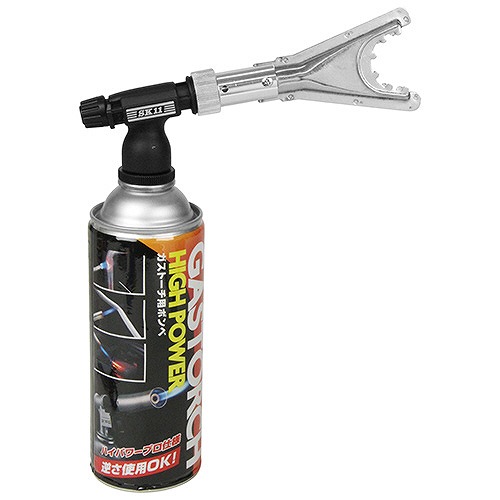 【LINEクーポン配布中】工具 ガストーチ スーパーリング ボンベ付 [4977292241410] ST450SR SK11 藤原産業 メーカー直送