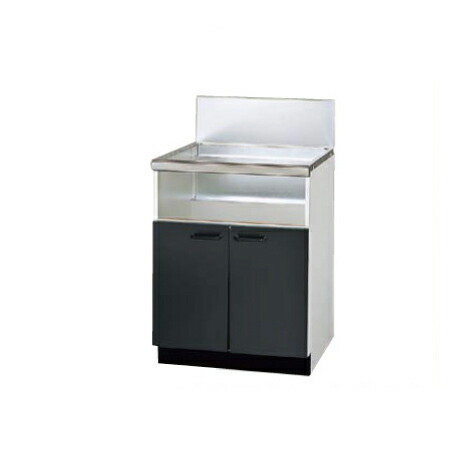 【LINEクーポン配布中】専用キャビネット 幅60cmタイプ リンナイ Rinnai [UKC-657-B] 両開き式（後板スライドタイプ） 奥行570mm対応 法人様限定 メーカー直送