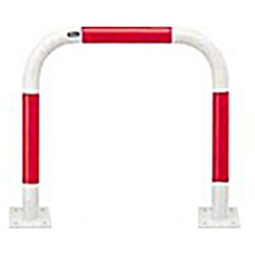 【LINEクーポン配布中】アーチ φ60.5(t2.8)×W700×H650mm カラー:赤白 [FAA-7B7-650(RW)] サンポール 受注生産品 キャンセル不可 納期約1ヶ月 メーカー直送