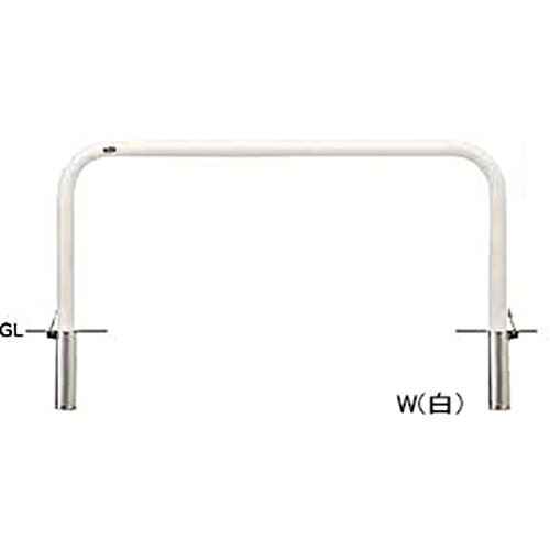 【LINEクーポン配布中】アーチ φ60.5(t2.8)×W1500×H650mm カラー:赤白 [FAA-7SF15-650(RW)] サンポール 受注生産品 キャンセル不可 納期約1ヶ月 メーカー直送