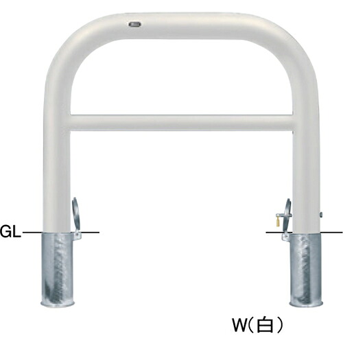 【LINEクーポン配布中】アーチ 交換用本体のみ φ101.6(t4.2)×W1000×H800mm カラー:白 [FAH-11SK10-800(W)HONTAI] サンポール 受注生産品 キャンセル不可 納期約1ヶ月 メーカー直送