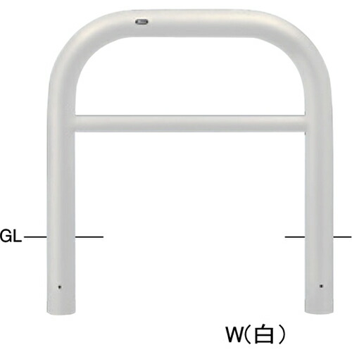 【LINEクーポン配布中】アーチ φ101.6(t4.2)×W1000×H800mm カラー:黄 [FAH-11U10-800(Y)] サンポール 受注生産品 キャンセル不可 納期約1ヶ月 メーカー直送