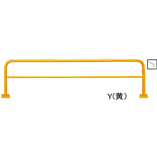 【LINEクーポン配布中】アーチ φ60.5(t2.8)×W3000×H800mm カラー:黄 [FAH-7B30-800(Y)] サンポール 受注生産品 キャンセル不可 納期約1ヶ月 メーカー直送