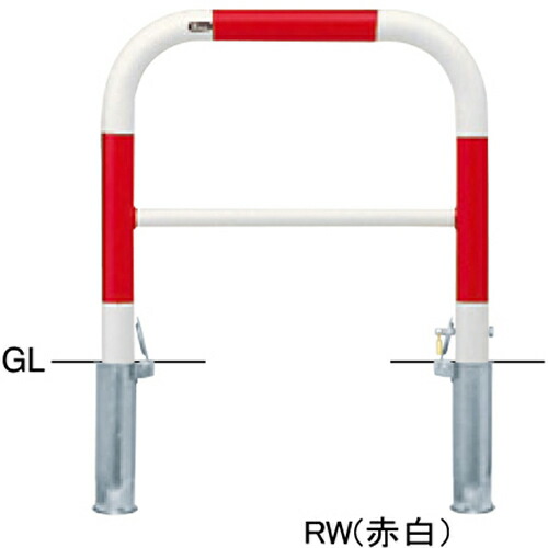 楽天市場】アーチ 交換用本体のみ φ60.5(t2.8)×W2000×H650mm カラー:赤白 [FAA-7SF20-650(RW)HONTAI]  サンポール 受注生産品 キャンセル不可 納期約1ヶ月 メーカー直送 : コンパネ屋