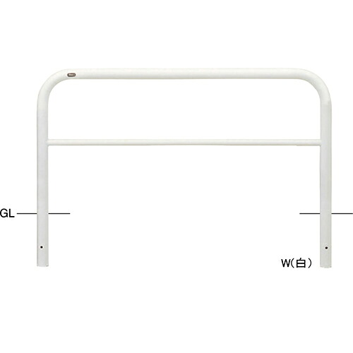 【LINEクーポン配布中】アーチ φ60.5(t2.8)×W1500×H800mm カラー:赤白 [FAH-7U15-800(RW)] サンポール 受注生産品 キャンセル不可 納期約1ヶ月 メーカー直送