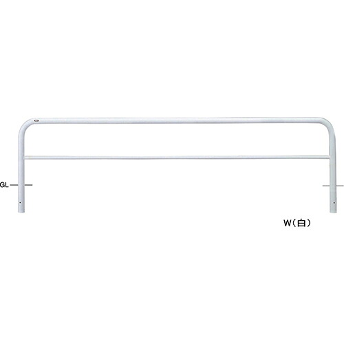 【LINEクーポン配布中】アーチ φ60.5(t2.8)×W3000×H650mm カラー:赤白 [FAH-7U30-650(RW)] サンポール 受注生産品 キャンセル不可 納期約1ヶ月 メーカー直送