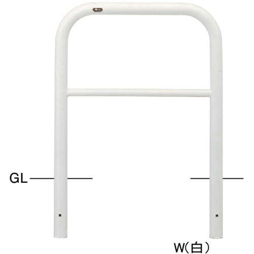 【LINEクーポン配布中】アーチ φ60.5(t2.8)×W750×H800mm カラー:黄 [FAH-7U75-800(Y)] サンポール 受注生産品 キャンセル不可 納期約1ヶ月 メーカー直送