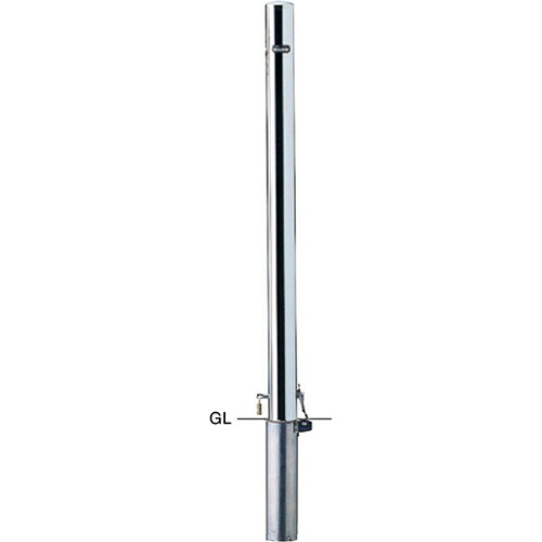 【最大3万円クーポン配布中★19日20:00~26日01:59まで】ピラー 車止め φ60.5(t1.5)&times;H850mm カラー:ステンレス [PA-7SKC-E] サンポール 受注生産品 キャンセル不可 納期約1ヶ月 メーカー直送｜水まわり住設専門店＠コンパネ屋