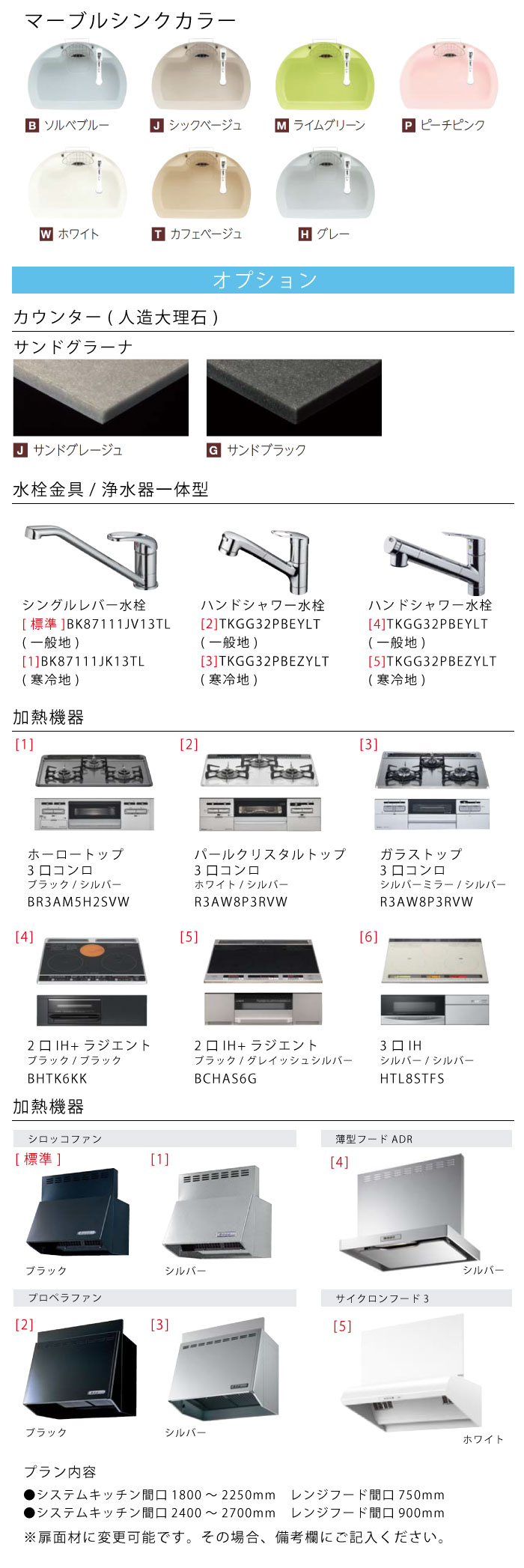 トクラス コンパネ システムキッチン 間口2400 メーカー直送 開き扉タイプ 間口2400 川口技研 I型 扉グレードd S Q N Y Z コンパネ屋