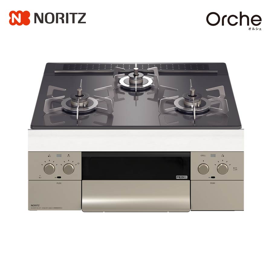 楽天市場】ノーリツ ビルトインコンロ N3GT2RWTQ1 メタルトップ 60cm幅