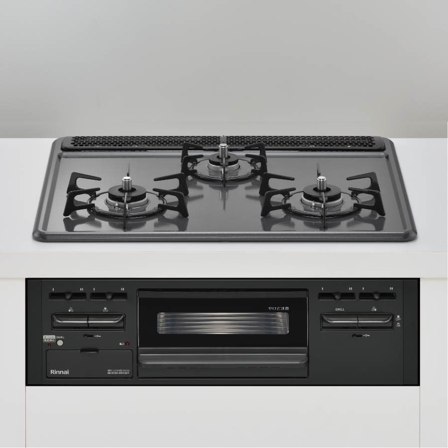 未使用級 リンナイ ビルトインガスコンロ RB32AM5H2SVW 都市ガス rb32am5h2s-evidence.jpg