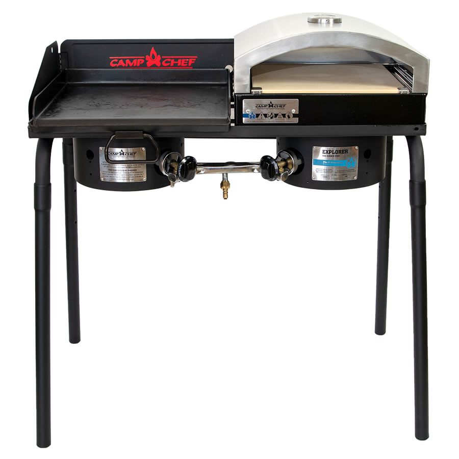 キャンプシェフ EXPLORER 2焼却装置BBQ食べ物屋 EX60LW(J) グリドル＆ピザパイ窯仕掛ける [国内置き目品] Camp Chef《送りとどける手合いA》【2018年製】