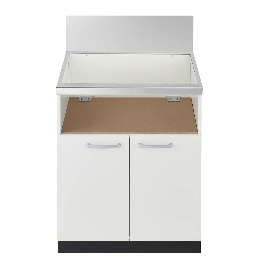 ノーリツ システムキッチン用 両開扉収納庫 NLA6031W ホワイト《配送タイプA》|暮らしとコンロの店 -conroya-