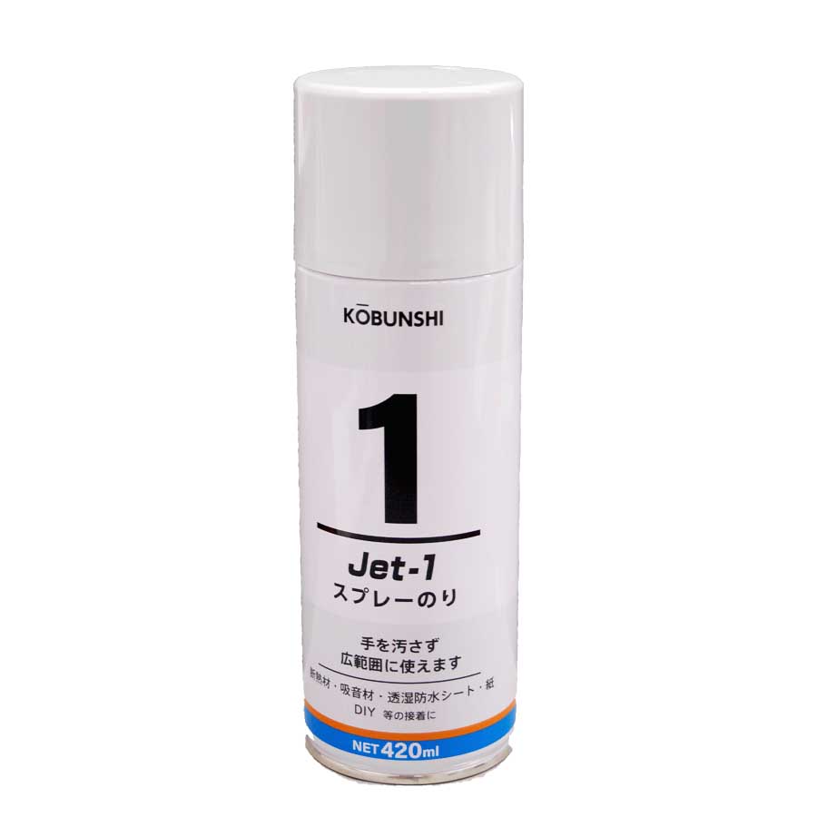 JET 1スプレー　強粘着スプレーのリ　420ml｜コンスト資材館　店 24,090円