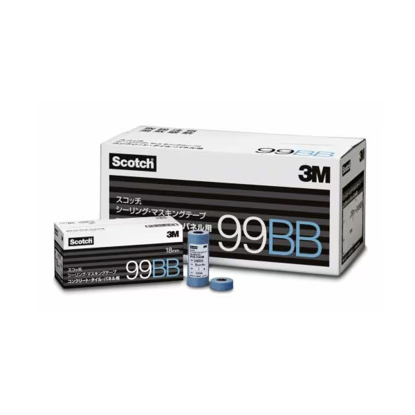 楽天市場】3M 80S シーリング・マスキングテープ 緑 18mm×18m 70巻入