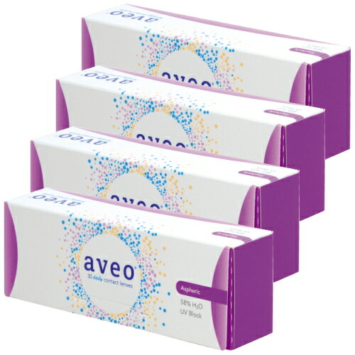 【送料無料！4箱】アベオワンデー 30枚入り 4箱 コンタクトレンズ 1日使い捨て aveo 1day アイミー 7,160円