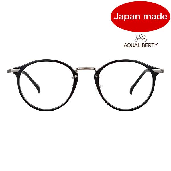 AQUALIBERTY アクアリバティ【AQ22503 BK】メガネ 眼鏡 アクアリバティ ユニセックス ブラック 日本製【国内正規品】【送料無料】|クリアコンタクト