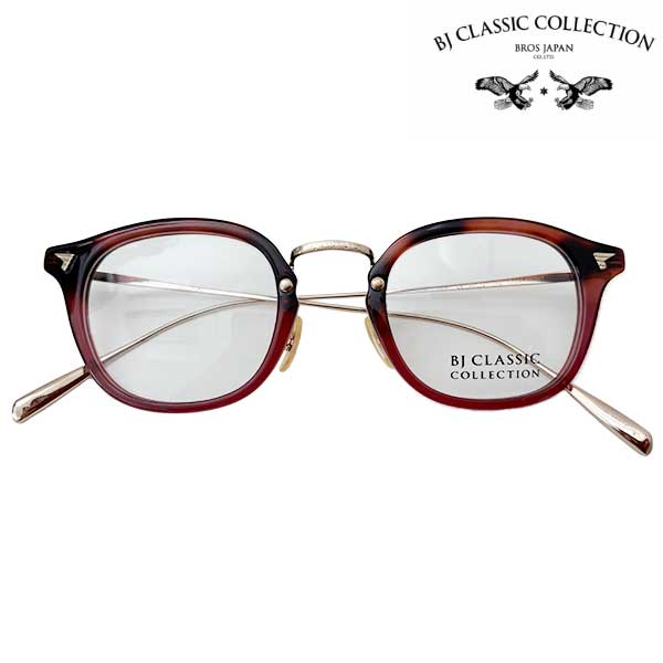 BJ CLASSIC COLLECTION 芸能人の御用達 日本製 BJクラシック メガネ 度付き 度なし HOYA レンズ 薄型1.60 UVカット COM551NT C-101-1【送料無料】|クリアコンタクト