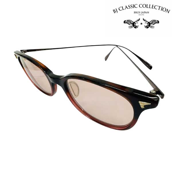BJ CLASSIC COLLECTION 芸能人の御用達 日本製 BJクラシック メガネ 度付き 度なし HOYA レンズ 薄型1.60 UVカット P-547NT C-101-13H【送料無料】|クリアコンタクト