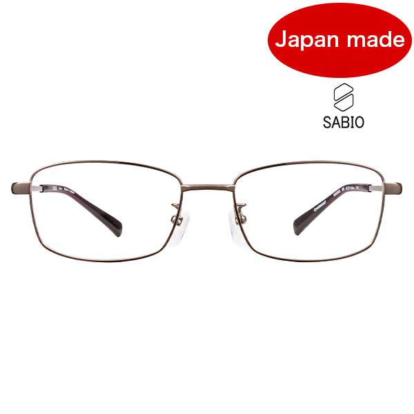 SABIO サビオ【SB22603 BR】メガネ 眼鏡 サビオ メンズ ブラウン 日本製【国内正規品】【送料無料】｜クリアコンタクト