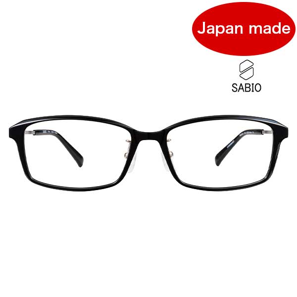 SABIO サビオ【SB22612 BK】メガネ 眼鏡 サビオ メンズ ブラック 日本製【国内正規品】【送料無料】